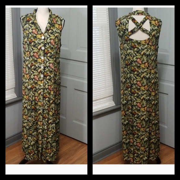 Lane Bryant Dresses & Skirts - Lane Bryant Button Down Maxi 14/16
